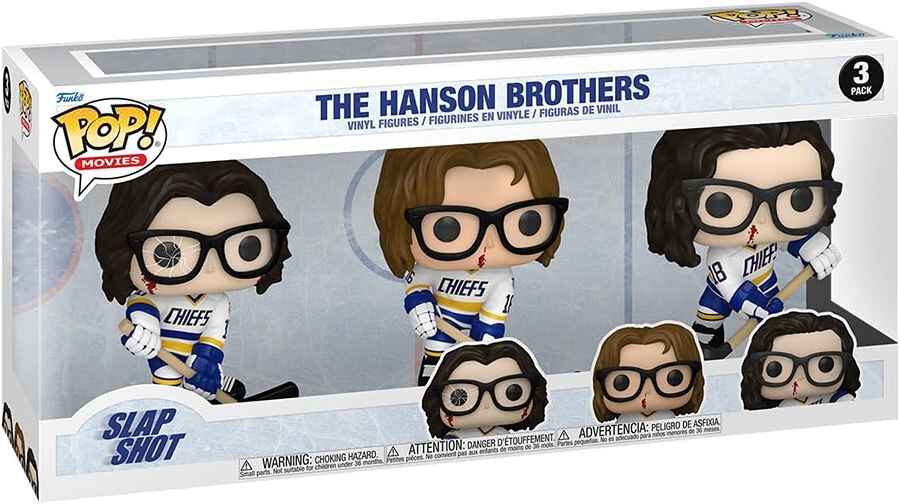 Pop Movies Slap Shot 3.75 Vinyl Figure - The Hanson Brothers 3-Pack