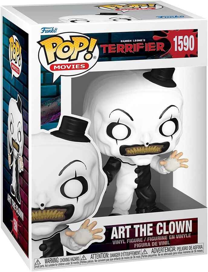 Pop Movies Terrifier 3.75 Inch Vinyl Figure - Art The Clown #1590