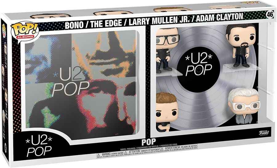 Pop Music Albums Deluxe 3.75 Inch Vinyl Figure - U2 Pop 4-Pack