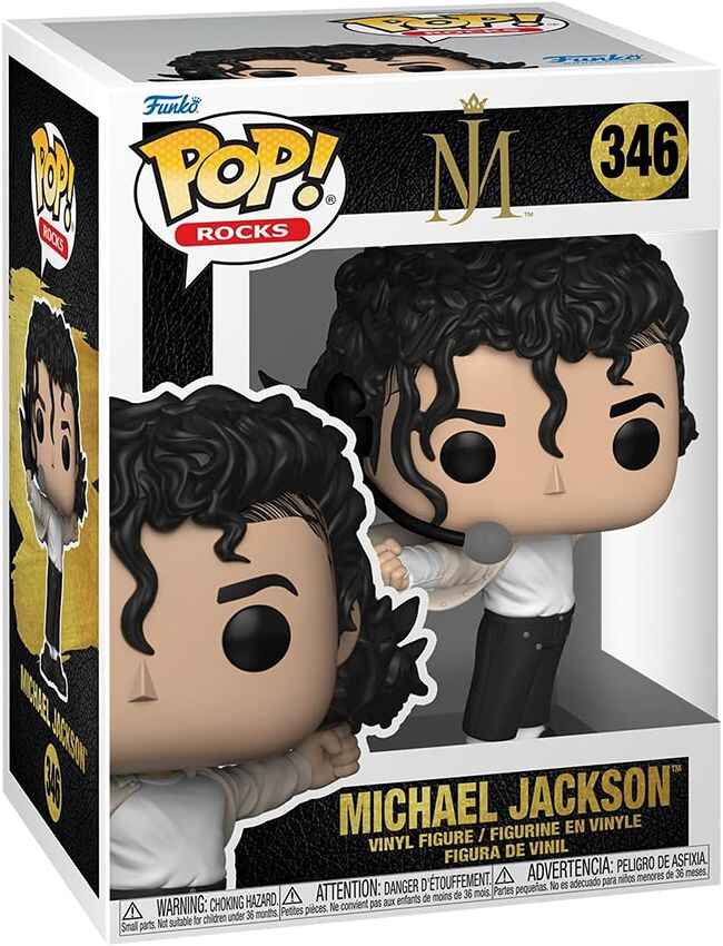 Pop Rocks Music 3.75 Inch Vinyl Figure - Michael Jackson (Superbowl) #346