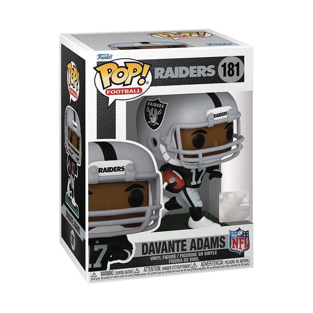 Pop Sports NFL Football 3.75 Inch Vinyl Figure - Davante Adams #181 Las Vegas Raiders