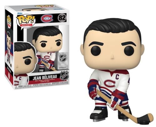 Pop Sports NHL Hockey Legends 3.75 Inch Vinyl Figure - Jean Beliveau #82 Montreal Canadiens