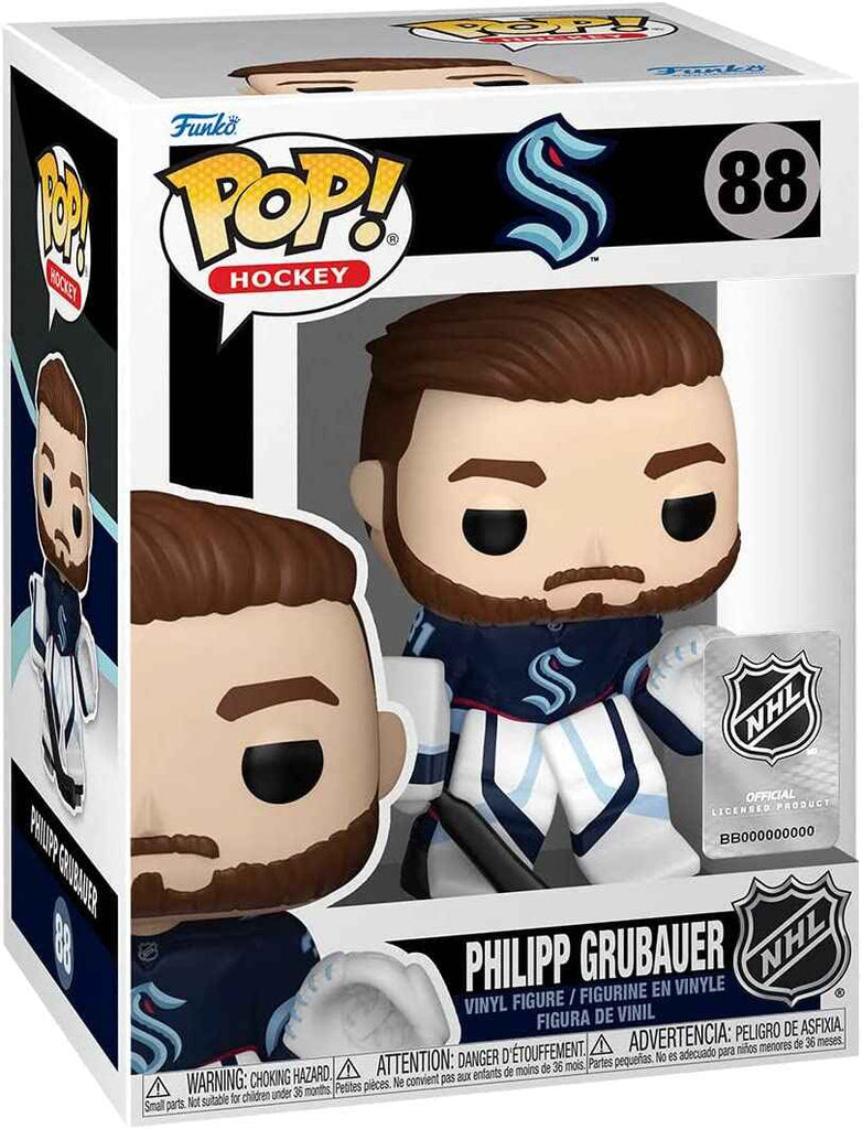 Pop Sports NHL Seattle Kraken 3.75 Vinyl Figure - Philipp Grubauer #88