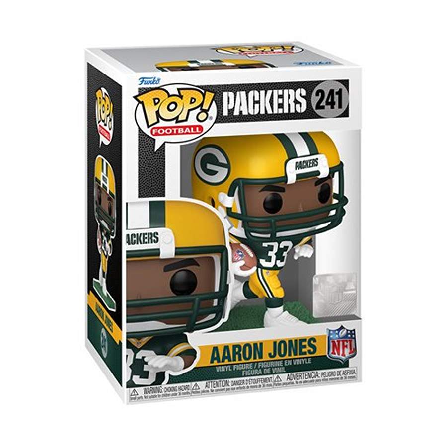 Pop Sports NFL Football 3.75 Inch Vinyl Figure - Aaron Jones (Green Bay Packers) #241
