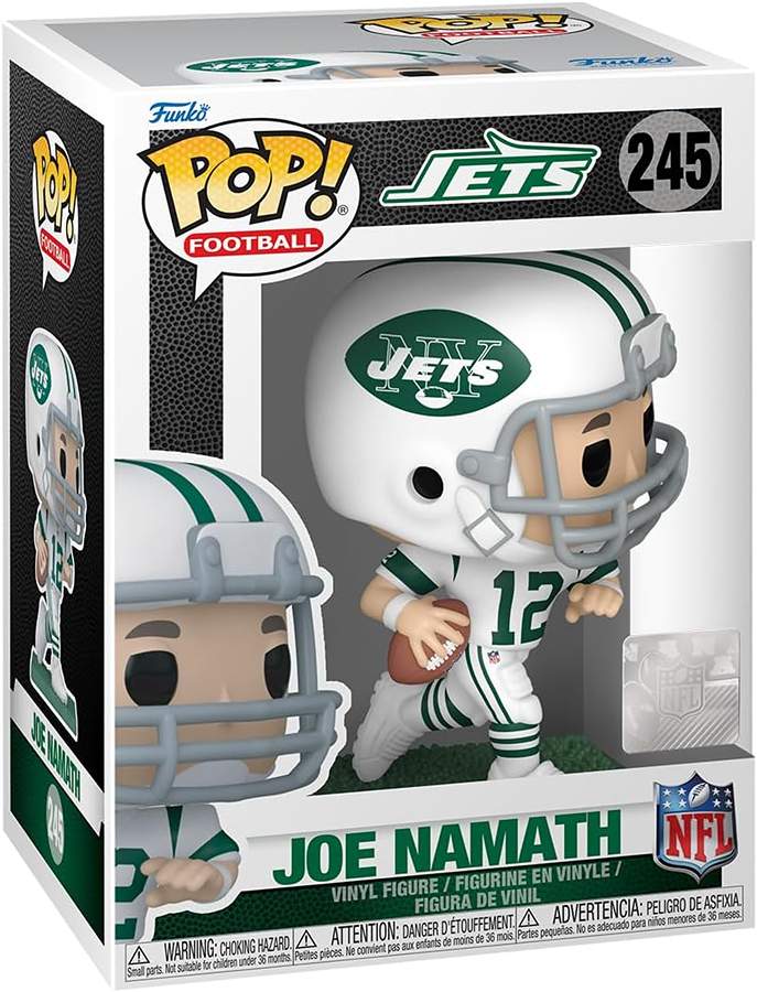 Pop Sports NFL Football 3.75 Inch Vinyl Figure - Joe Namath (New York Jets) #245
