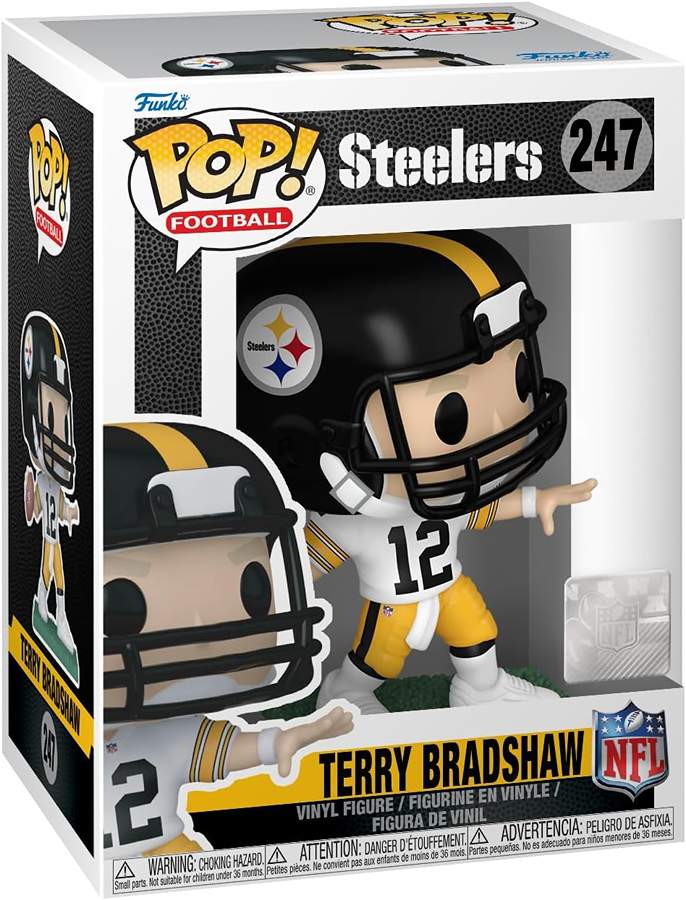 Pop Sports NFL Legends Football 3.75 Inch Vinyl Figure - Terry Bradshaw (Pittsburgh Steelers) #247
