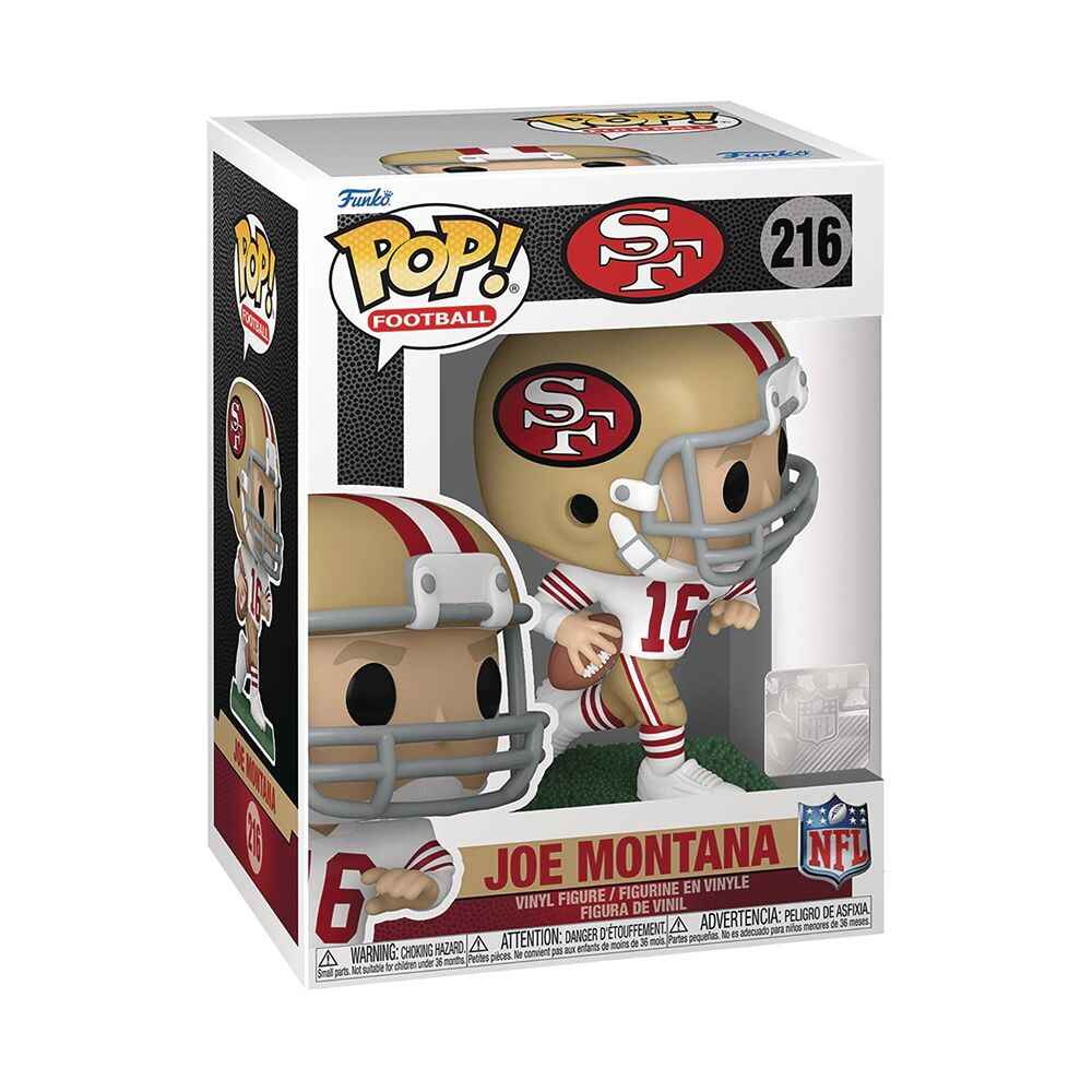 Pop Sports NFL Legends Football 3.75 Inch Vinyl Figure - Joe Montana Away #216