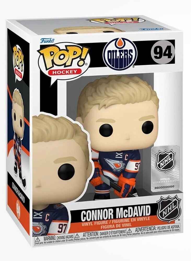 Pop Sports NHL Hockey 3.75 Inch Action Figure - Connor McDavid (Reverse Retro Uni) #94