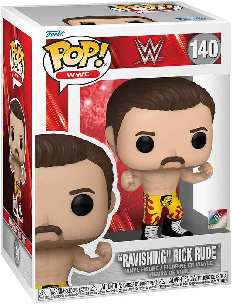 Pop Sports WWE Wrestling 3.75 Inch Vinyl Figure - Ravishing Rick Rude #140