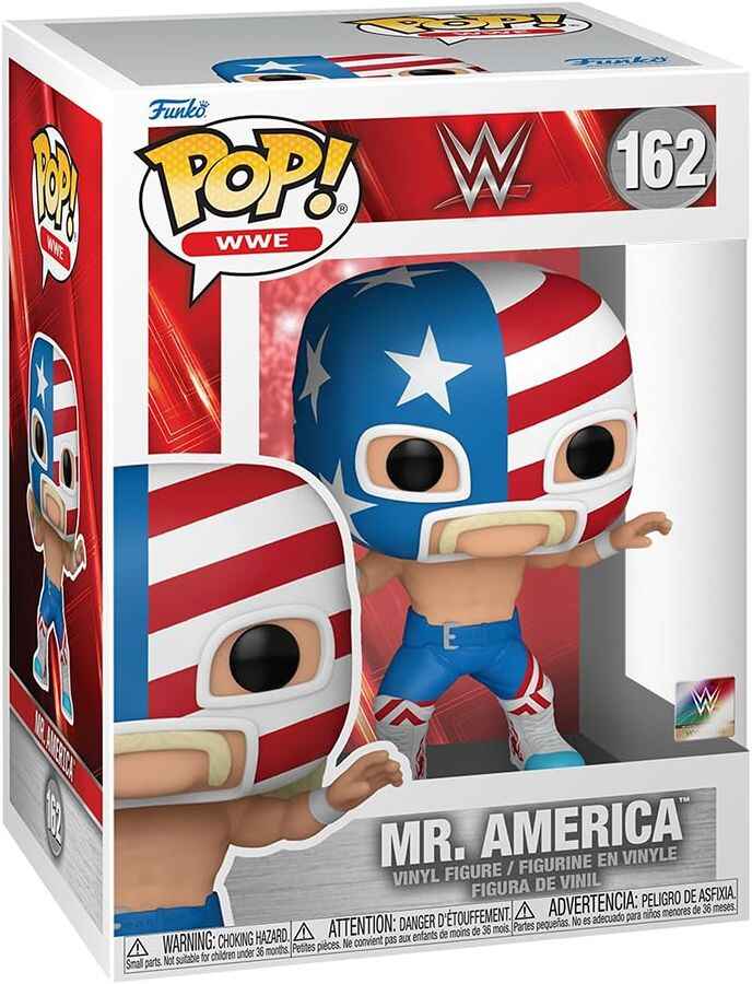 Pop Sports WWE Wrestling 3.75 Inch Vinyl Figure - Mr. America #162