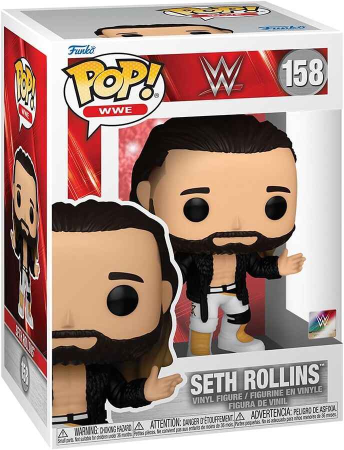 Pop Sports WWE Wrestling 3.75 Inch Vinyl Figure - Seth Rollins with Coat #158