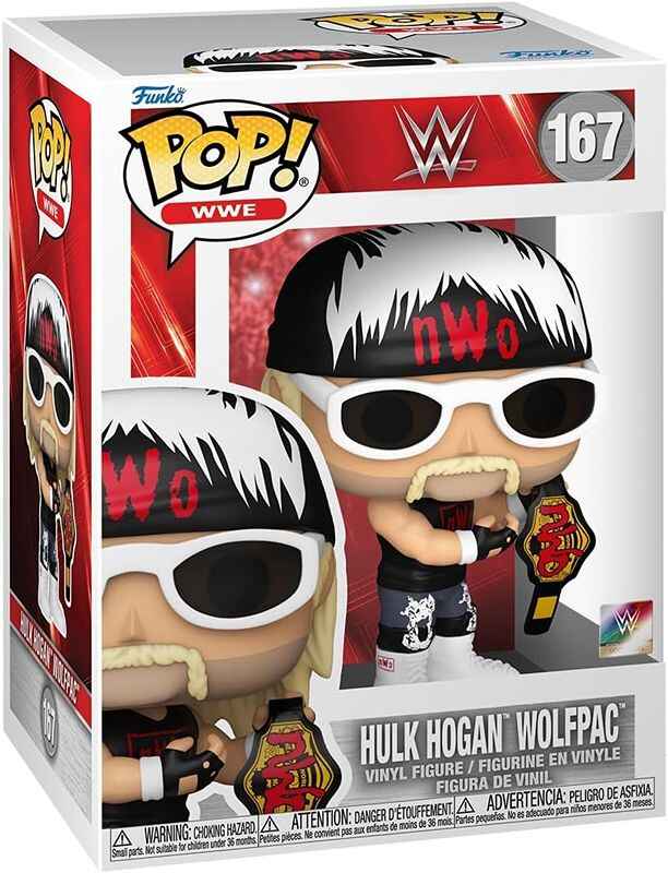 Pop Sports WWE Wrestling 3.75 Inch Vinyl Figure - Hulk Hogan (Wolfpac) #167