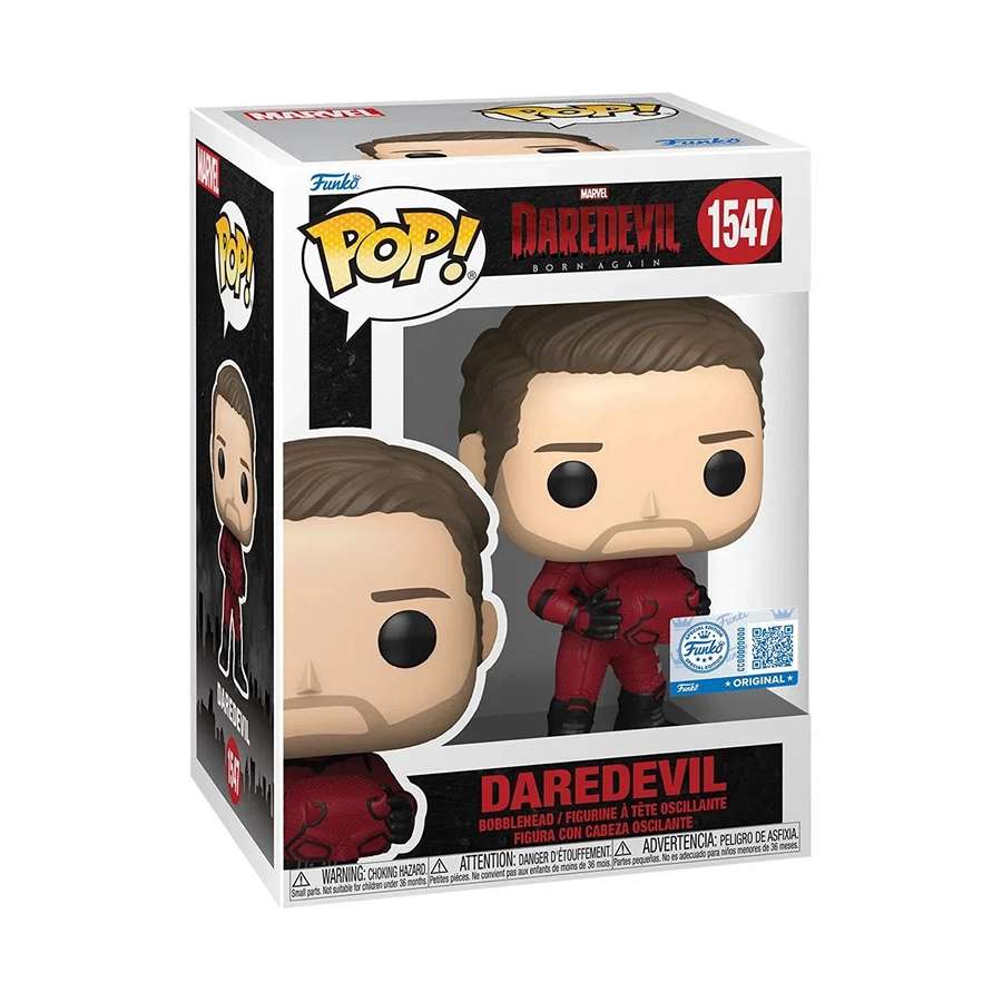 Pop Television Daredevil Born Again 3.75 Inch Vinyl Figure - Daredevil Unmasked EE Exclusive #1547