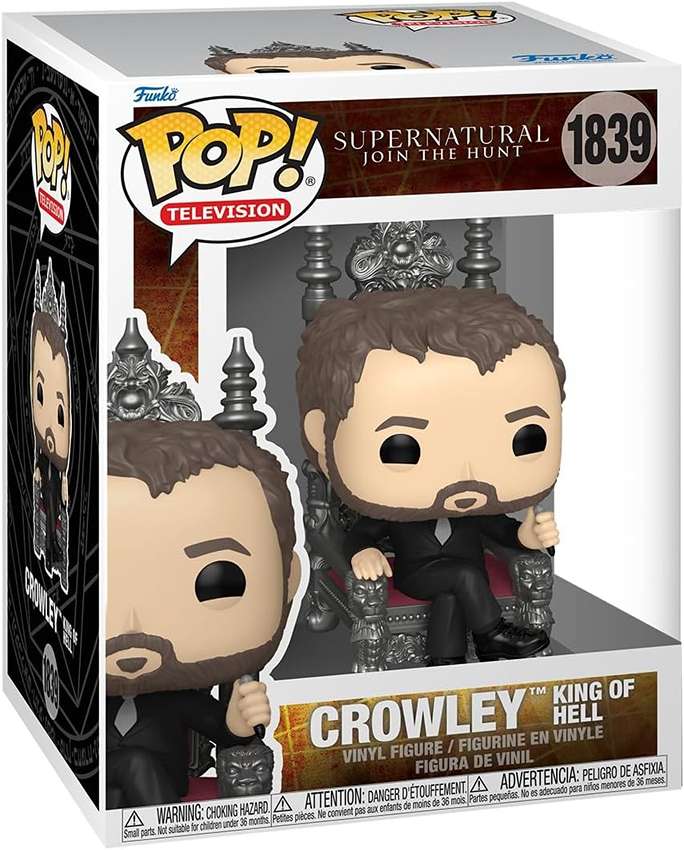 Pop Television Supernatural 3.75 Inch Vinyl Figure - Crowley King of Hell #1839