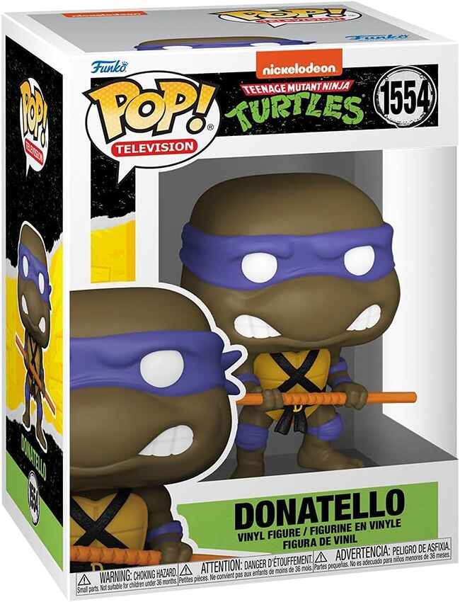 Pop Television Teenage Mutant Ninja Turtles 3.75 Inch Vinyl Figure - Donatello #1554