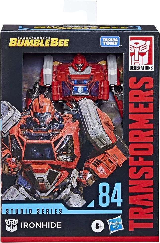 Transformers Studio Series 84 Deluxe Class Bumblebee Movie - Ironhide 4.5 Inch Action Figure - figurineforall.com