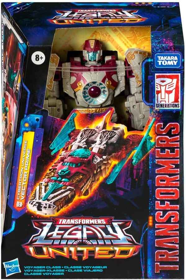 Transformers Legacy Deluxe Series United Voyager Class Cybertron Universe Vector Prime 7 Inch Action Figure