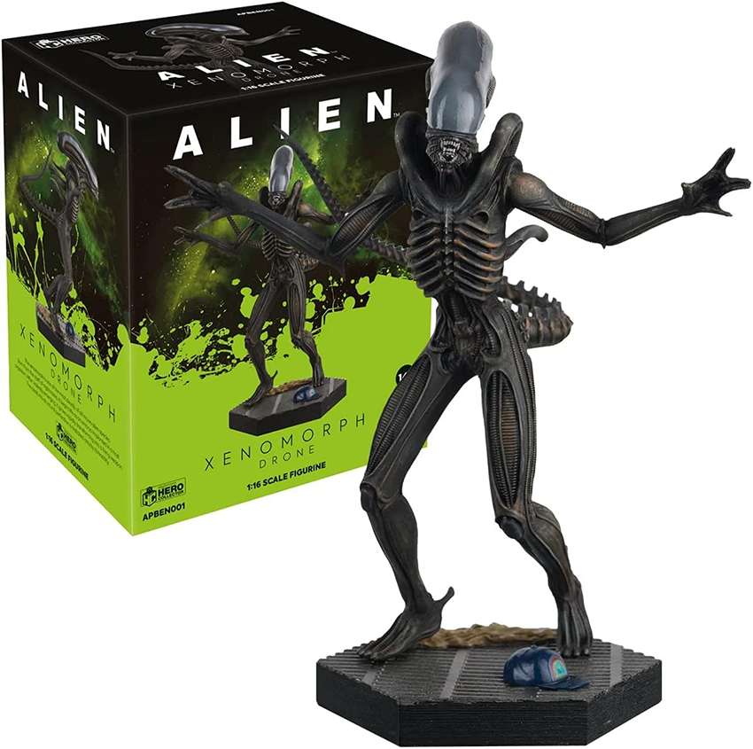 Alien (1979) Xenomorph Drone (Alien) 1/6 Scale 7 Inch Metallic Resin Figure