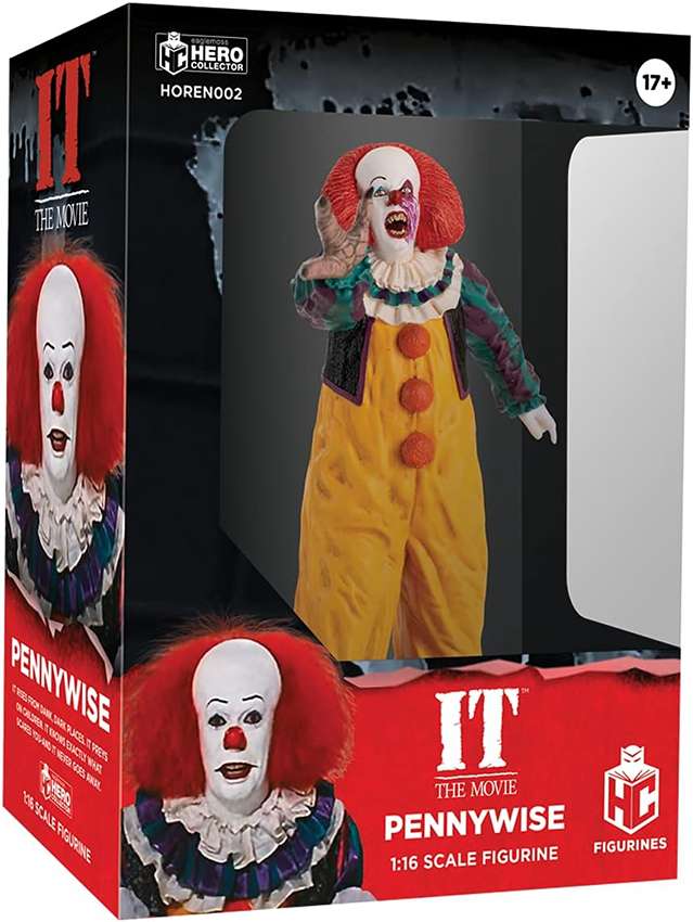 It (1990) Movie Pennywise 1:16 Scale 5 Inch Figure