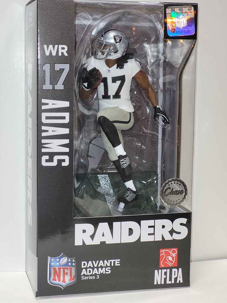 NFL Football Wave 3 Davante Adams Las Vegas Raiders CHASE 7 Inch Action Figure