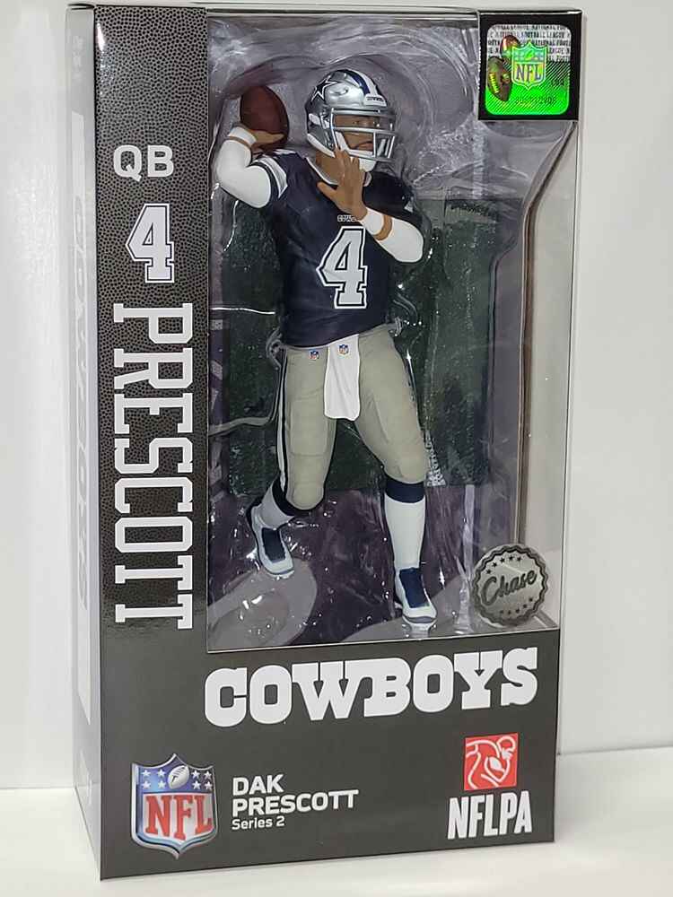 NFL Football Wave 2 Dak Prescott Dallas Cowboys CHASE 7 Inch Action Figure