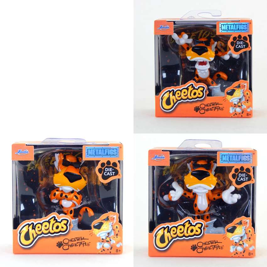 Cheetos Chester Cheetah 2.5 Inch Metal figures Die-Cast Set of 3
