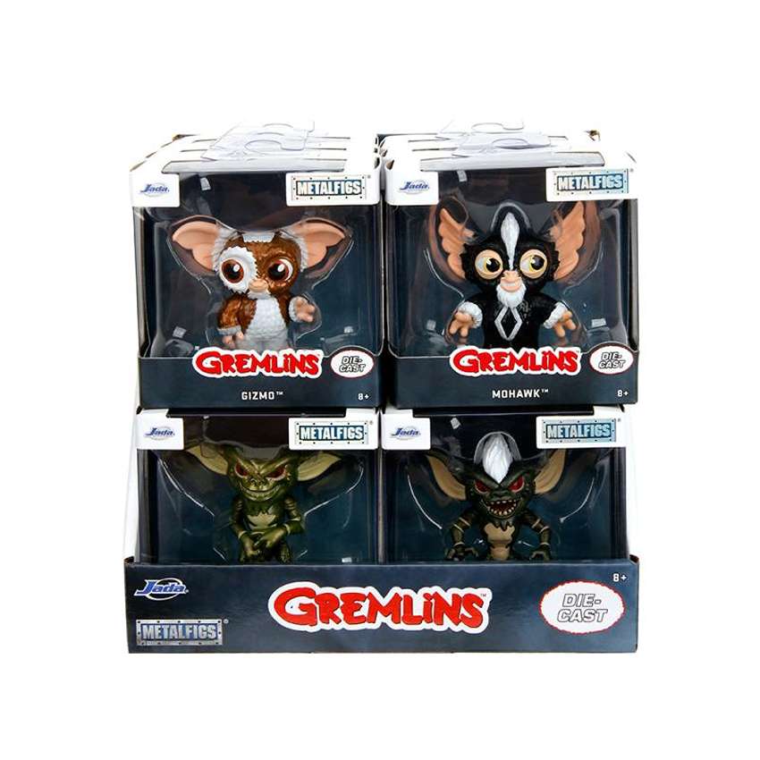 Gremlins 2.5 Inch Metal figures Die-Cast Set of 4 (Gizmo, Mohawk, Stripe, Gremlins)