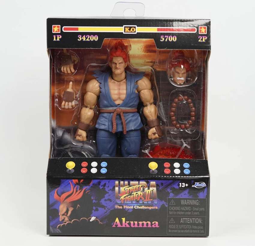 Street Fighter II The Final Challengers Akuma 1:12 Scale 6 Inch Action Figure