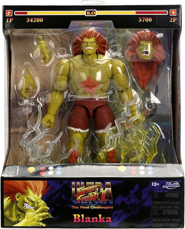 Street Fighter II Ultra Blanka Deluxe 1:12 Scale 7 Inch Action Figure