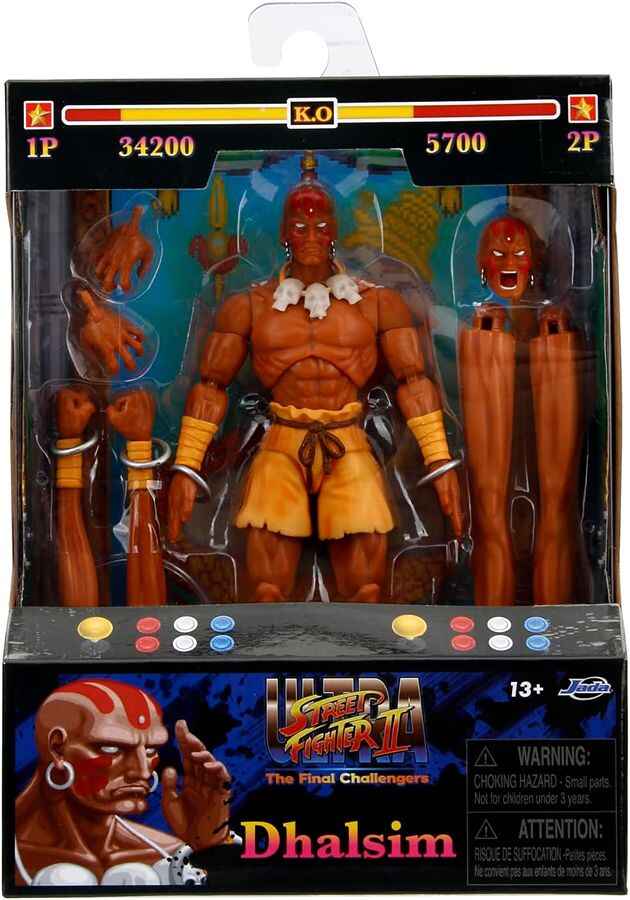 Street Fighter II Dhalsim 1:12 Scale 6 Inch Action Figure