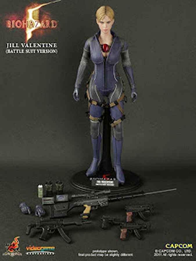 Resident Evil Jill Valentine Battle Suit Version 12 Inch 1/6 Scale