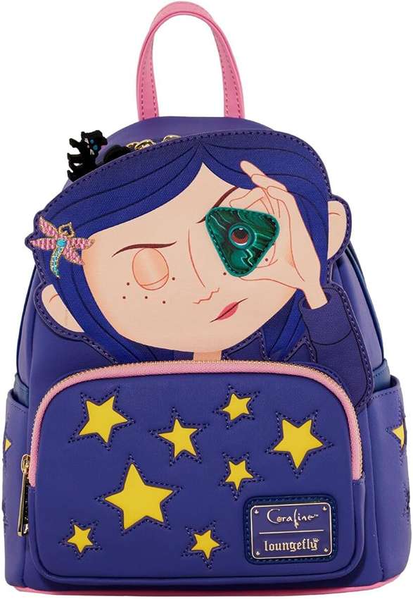 Loungefly Coraline Stars Mini Backpack Shoulder Bag