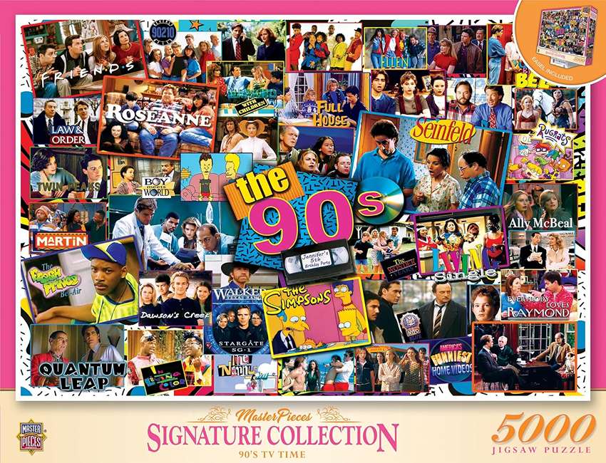 Puzzle 5000 Pieces - 90's TV Time Signature Collection Jigsaw Puzzle