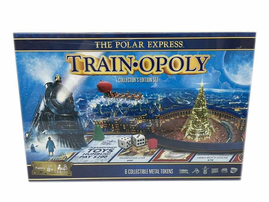 The Polar Express Train-Opoly Strategy Board Game