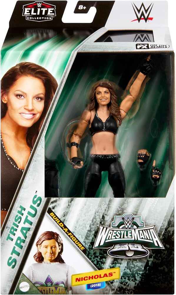 Wrestling WWE Wrestlemania 40 Elite Collection BAF Nicholas - Trish Stratus 6 Inch Action Figure