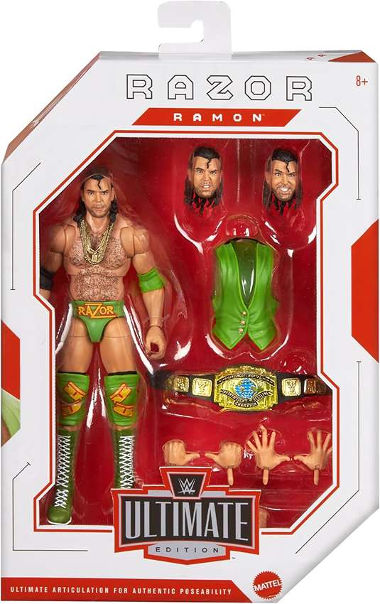 Wrestling WWE Ultimate Collection Best of Edition - Razor Ramon (Green) 6 Inch Action Figure