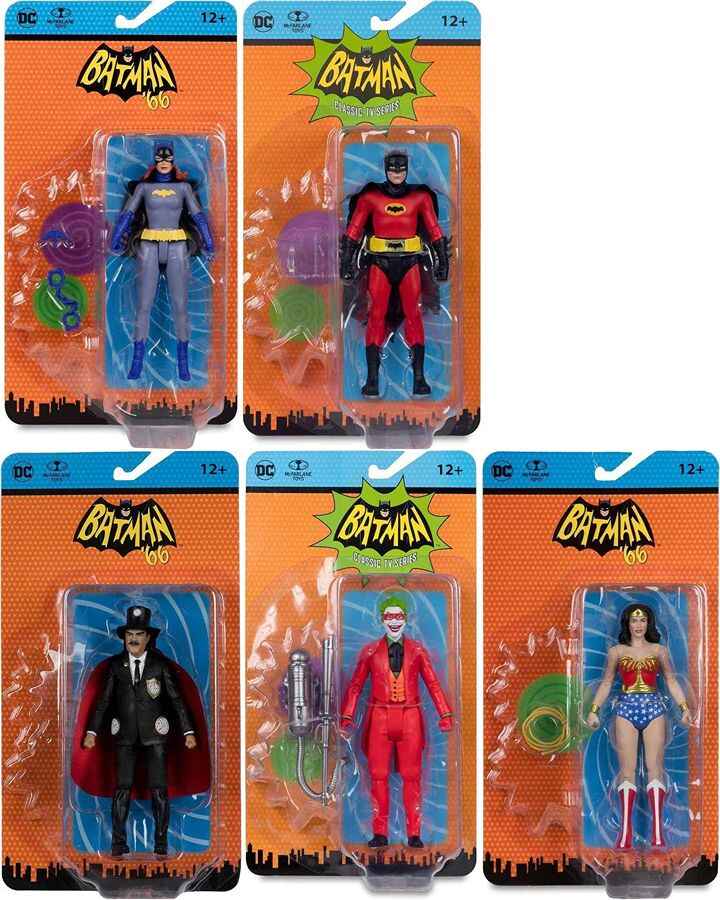 Batman DC Retro 66 Classics TV Series 1960s Wave 11 Set of
