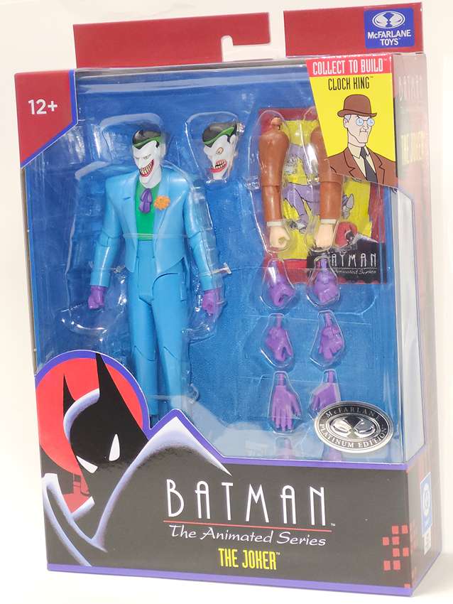 DC Direct Batman The Animated Series Wave 7 BAF Clock King - Joker Platinum 6 Inch Action Figure