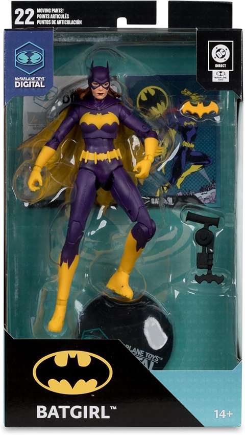 DC Multiverse Digital Wave 6 Batgirl Purple Costume (DC Classic) 7 Inch Action Figure