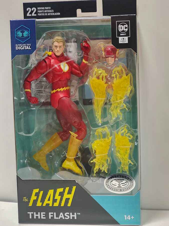 DC Multiverse Digital The Flash (Speed Force) (Chase) Platinum 7 Inch Action Figure