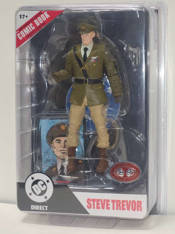 DC Multiverse Comics Page Punchers Wave 9 - Steve Tremor Platimum (Wonder Woman #1) 7 Inch Action Figure