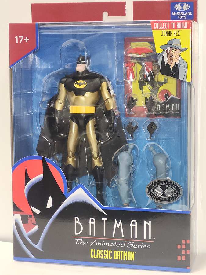 DC Direct Batman The Animated Series Wave 5 BAF Jonah Hex - Classic Batman Platinum 6 Inch Action Figure