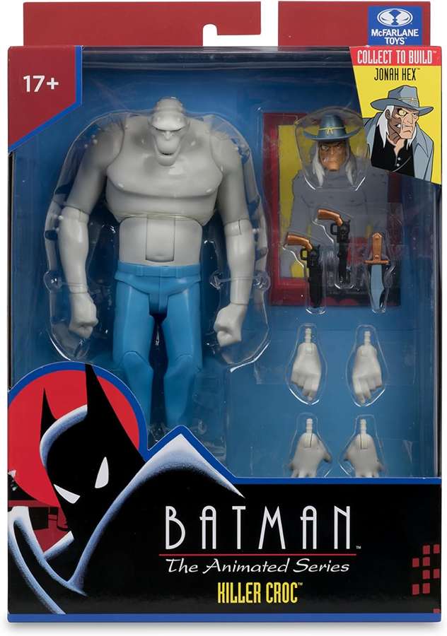 DC Direct Batman The Animated Series Wave 5 BAF Jonah Hex - Killer Croc 6 Inch Action Figure