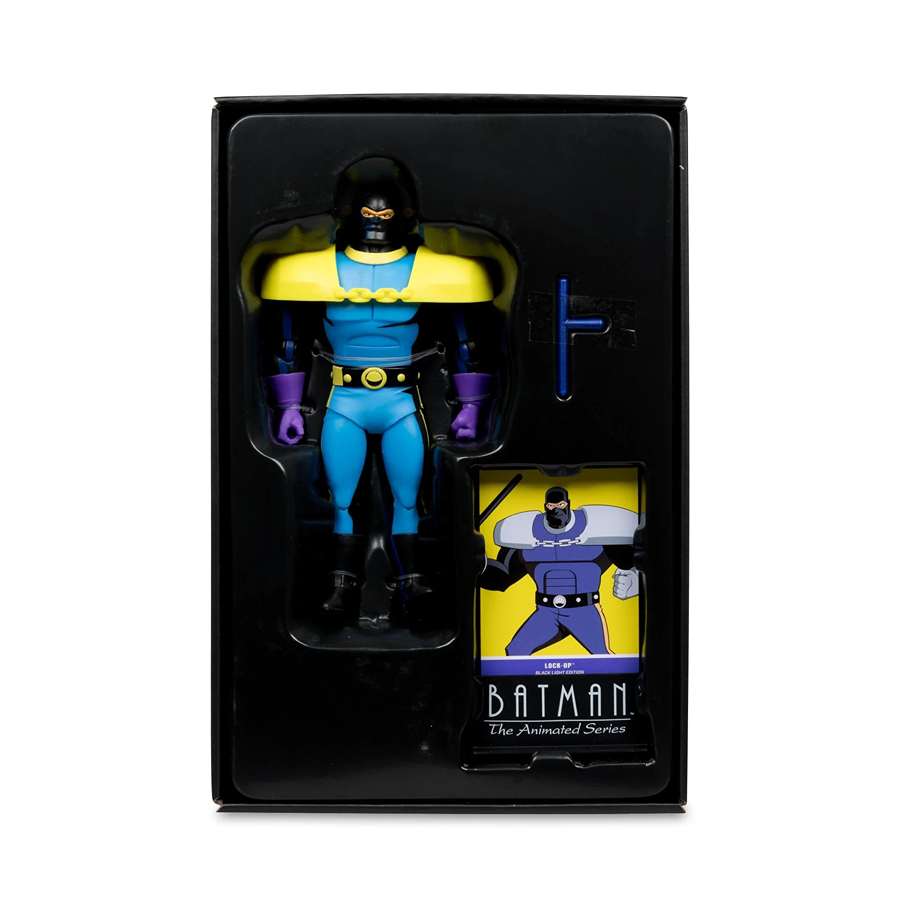 DC Direct Batman The Animated Series Lock-Up (Black Light) (Gold Label) 6 Inch Action Figure