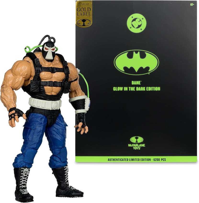 DC Multiverse Bane (Glow in the Dark Edition) Gold Label 10 Inch Mega Figure