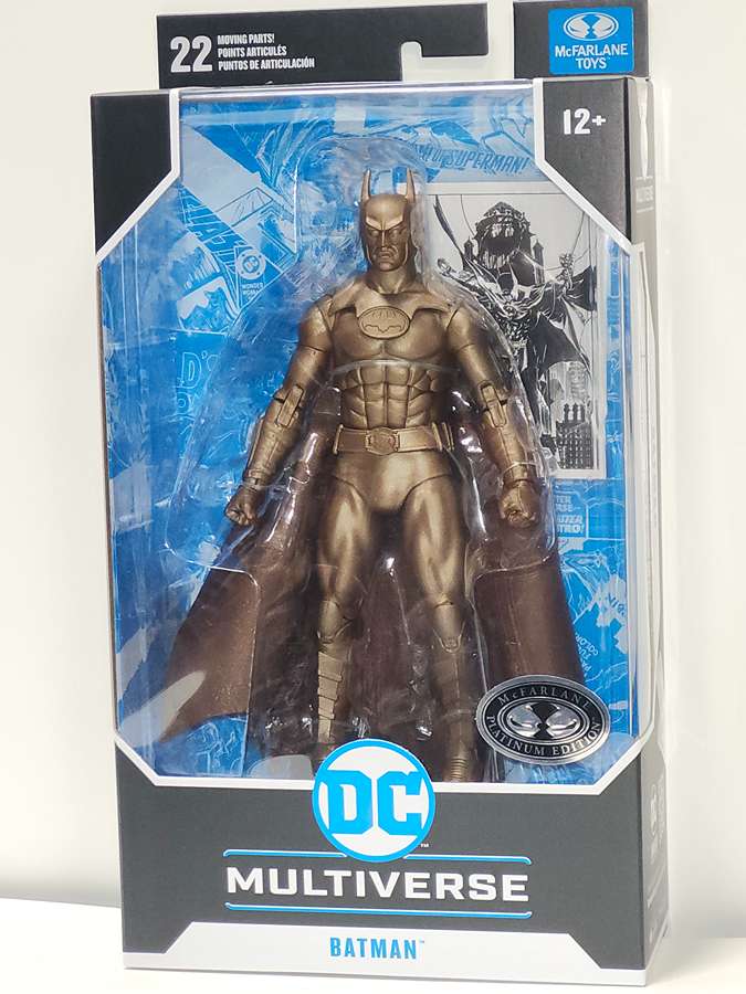 DC Multiverse Movie Batman (1989) - Batman (Keaton) Bronze Platinum 7 Inch Action Figure