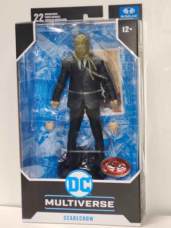 DC Multiverse Movie Batman Begins Scarecrow Platinum Inch