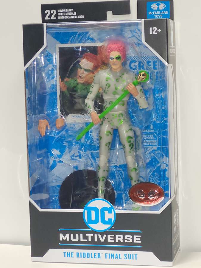DC Multiverse Batman Forever Movie The Riddler (Final Suit) 7 Inch Action Figure