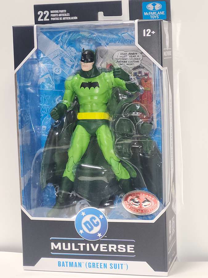 DC Multiverse Batman (Green Suit) (Detective Comics #241) Platinum 7 Inch Action Figure