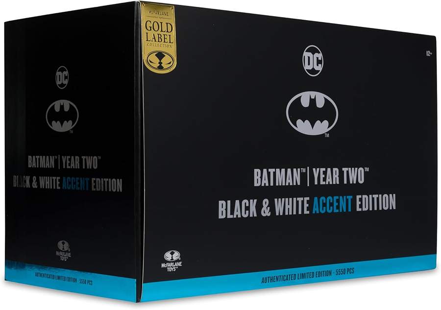 DC Multiverse Batman Year Two Black and White Accent Edition (Gold Label) 7 Inch Action Figure